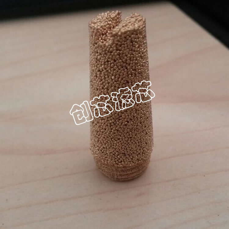 平頭槽一字消聲器 油水分離器銅燒結(jié)濾芯