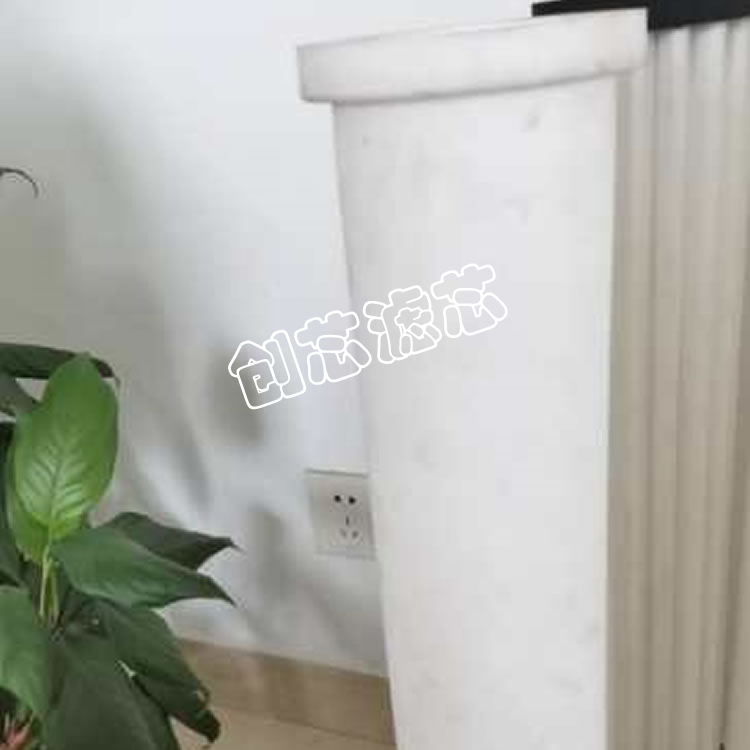 大規(guī)格聚四氟濾芯一端法蘭一端堵底